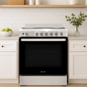 Estufa 30” de Gas 5 quemadores Airmax | Acero Inoxidable