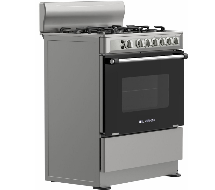 Estufa 30" 6 Quemadores horno con luz Airmax